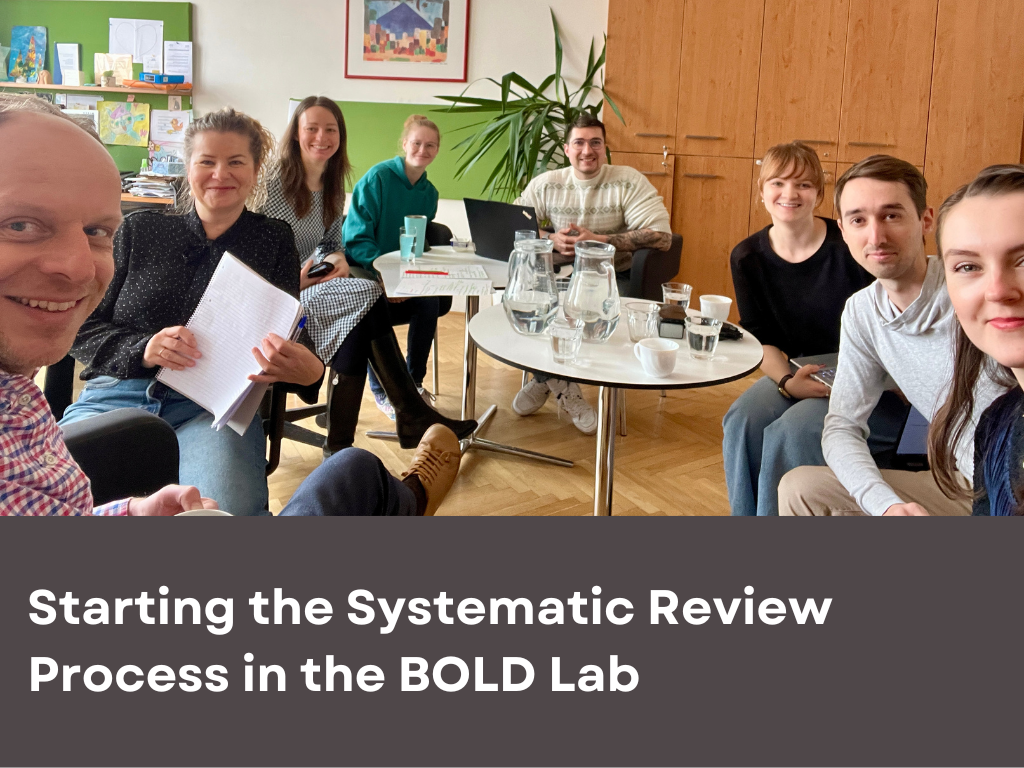 Starting the Systematic Review Process in the BOLD Lab – BOLD LAB